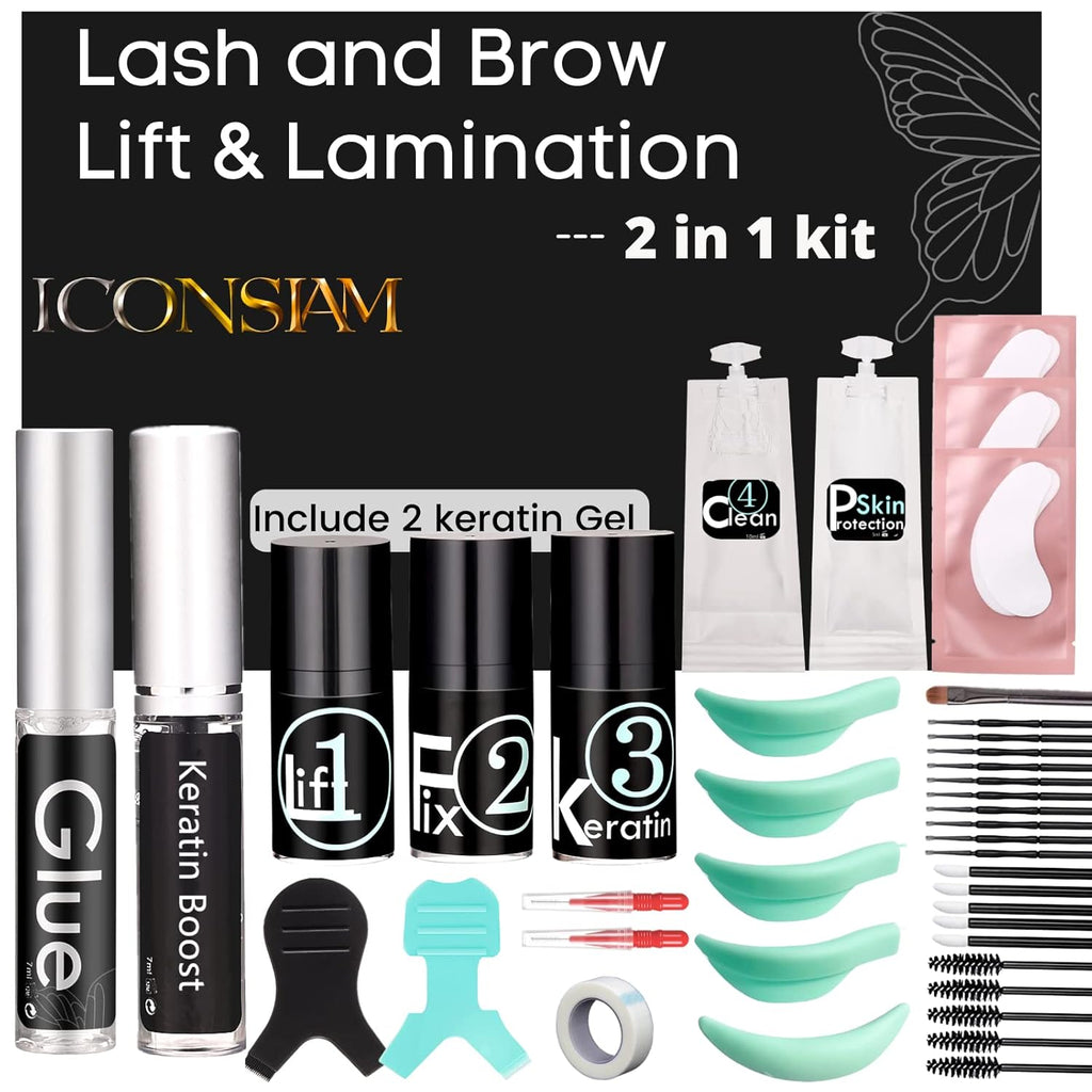 Lash Lift Kit, DIY Lash Lifting at Home, Rapid 5 Mins Eyelash Perming with Serum Care, KERATIN Perm Easy to Curl Lashes up 8 Weeks More than 7 Applications (DIY Lift Kit)