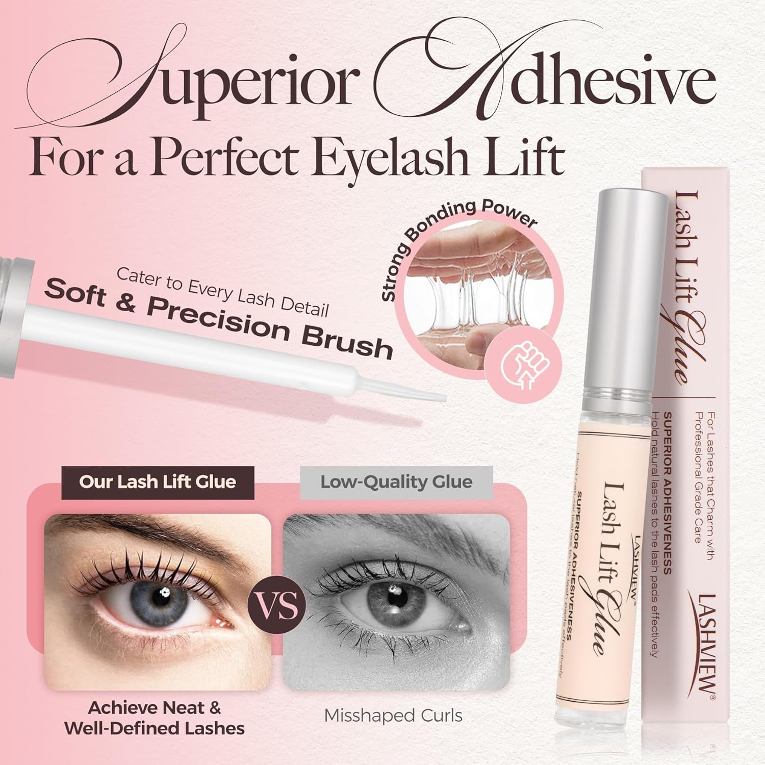 Lash Lift Kit, Eyelash Perm Kit, Professional Eyelash Curling Lash Extension Set,Lash Curling, Semi-Permanent Curling Perming Wave Suitable for Salon