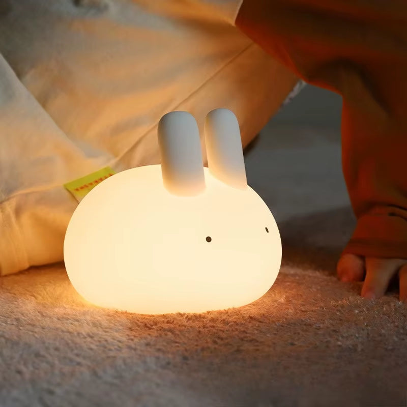 Children'S Room Decorative Lamp, Bedroom Bedside Sleep Lamp, Baby Cute Breastfeeding Lamp, Silicone Pat Night Light