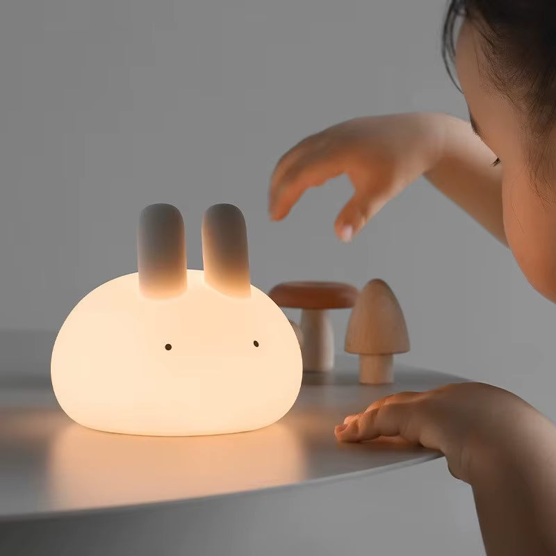 Children'S Room Decorative Lamp, Bedroom Bedside Sleep Lamp, Baby Cute Breastfeeding Lamp, Silicone Pat Night Light