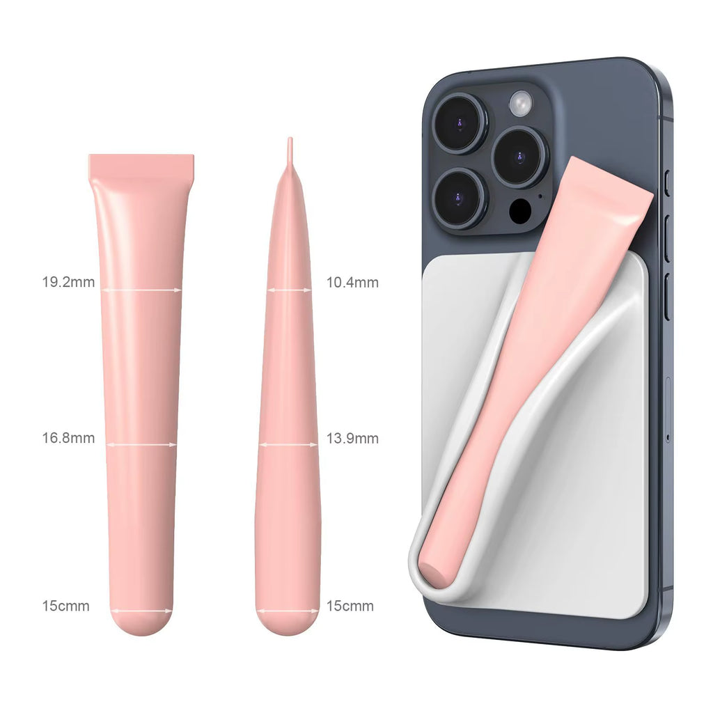 2024 New Silicone Lip Gloss Adhesive Sleeve for Cell Phone Case Silicone Lip Holder Stick-On Phone Case for Iphone Android Phone