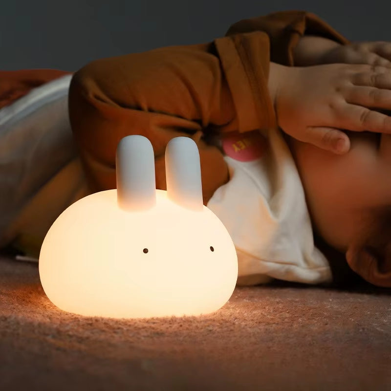 Children'S Room Decorative Lamp, Bedroom Bedside Sleep Lamp, Baby Cute Breastfeeding Lamp, Silicone Pat Night Light