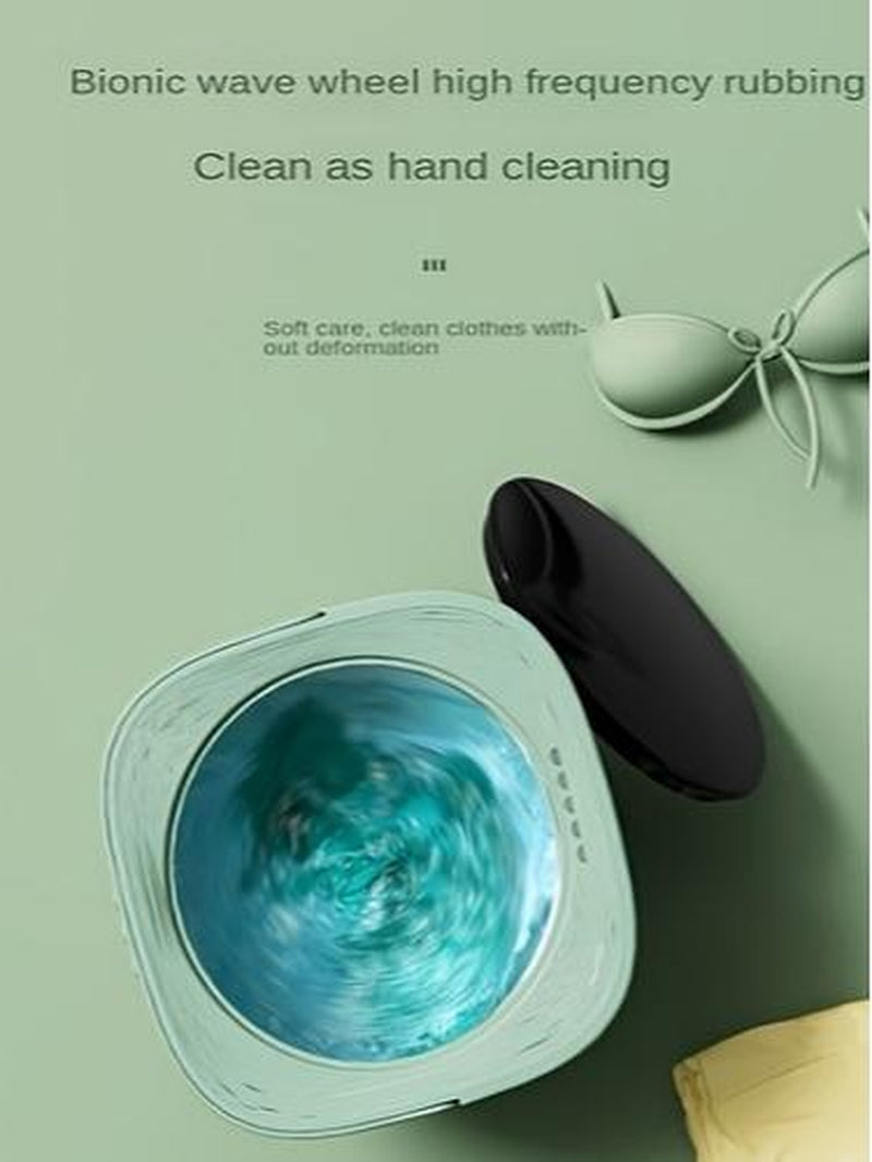 8L High-Capacity Foldable Washing Machine Compactportable Washing Bucket with Wash-And- Spin Functionautomatic Cleaning for Underwear and Socks Mini Washingmachine for Student Dorms Ideal for Small Spaces, Campingand Travel Dryer