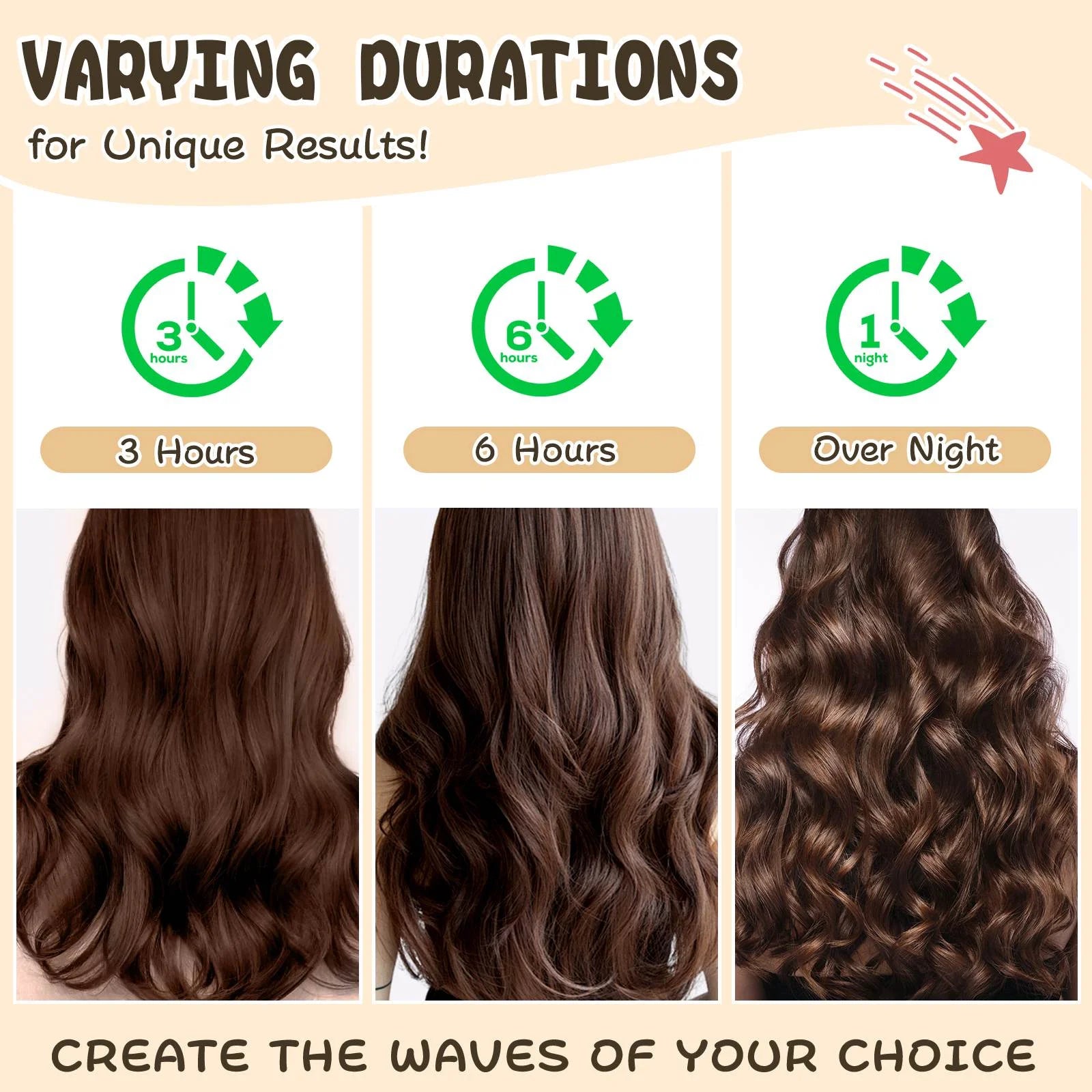 Heatless Hair Curler -  Overnight with Headband, and Silk Hair Wrap for Creating the Perfect Hairstyle - Pink