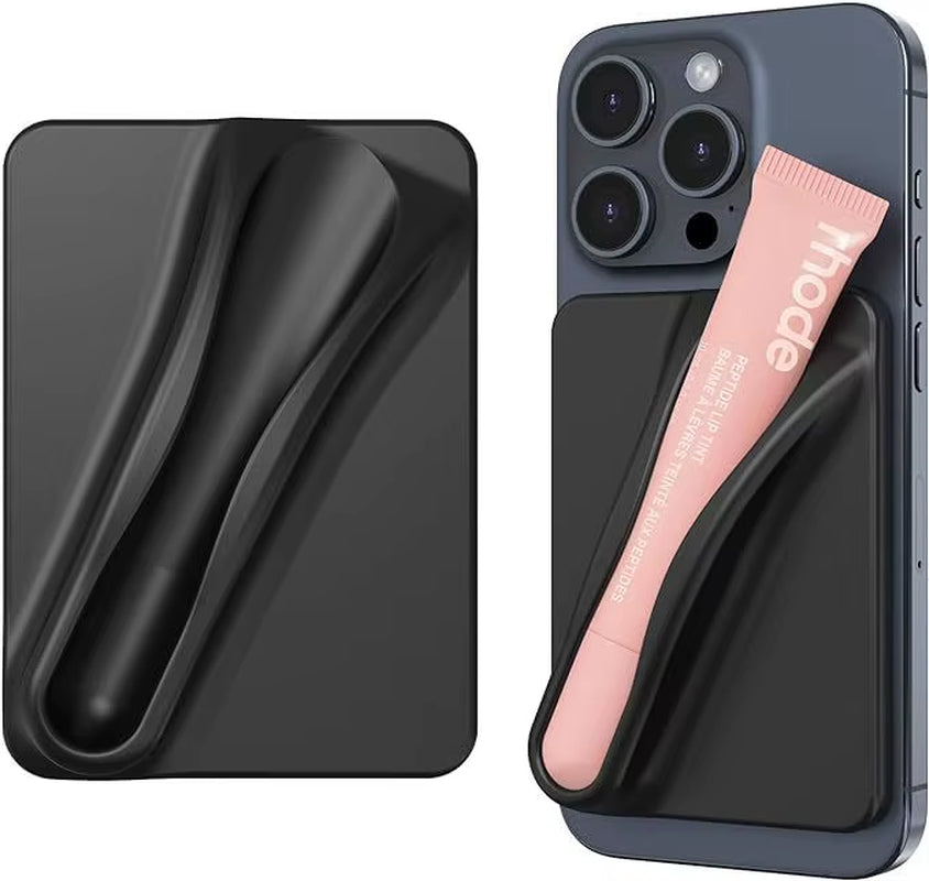 2024 New Silicone Lip Gloss Adhesive Sleeve for Cell Phone Case Silicone Lip Holder Stick-On Phone Case for Iphone Android Phone