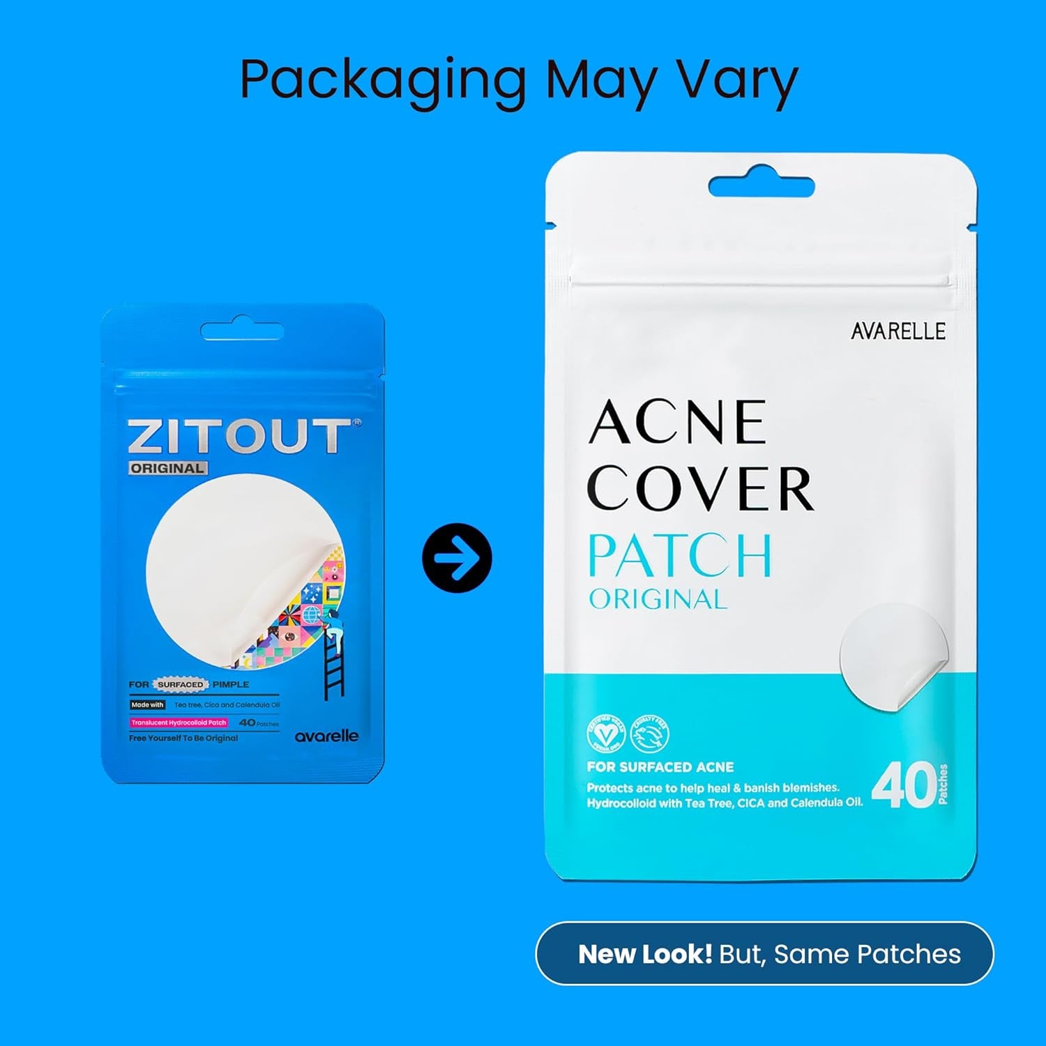 Acne Cover Patches, Eligible Hydrocolloid Pimple Patches for Face with Tea Tree Oil, Korean Skincare Zit Patches for Face | HSA Store Eligible Items | Vegan, Cruelty-Free