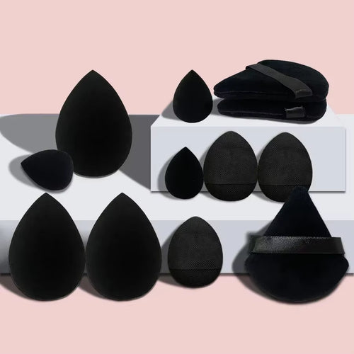 10/12Pcs Makeup Sponge Blender Beauty Egg Foundation Sponges Liquid Cream Cosmetic Puff Women Make up Accessories Beauty Tools