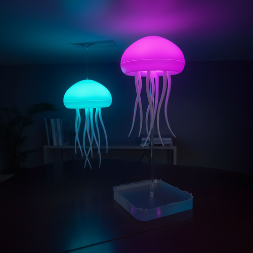AquaDance™: Interactive Jellyfish Mood Lamp