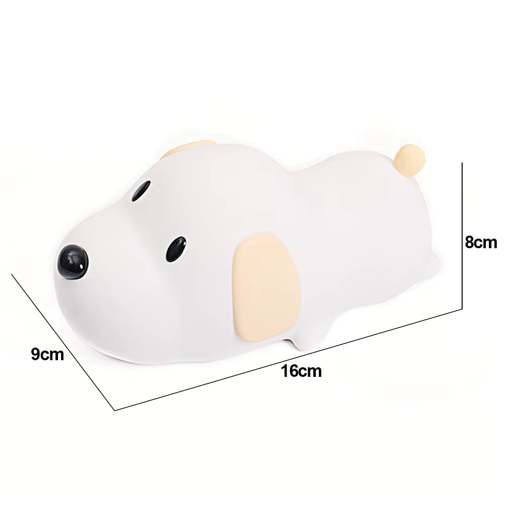 PuppyGlow™: Soft Silicone Touch-Control Night Light