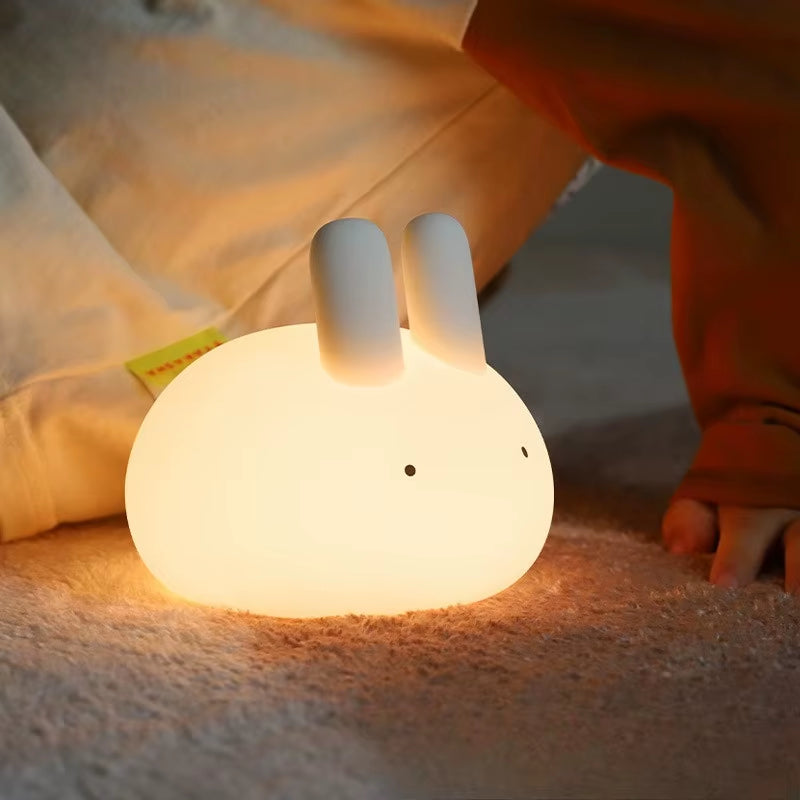 Children'S Room Decorative Lamp, Bedroom Bedside Sleep Lamp, Baby Cute Breastfeeding Lamp, Silicone Pat Night Light