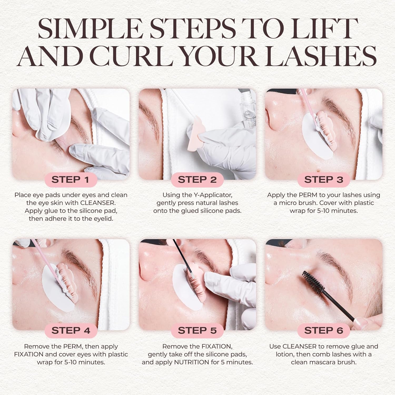 Lash Lift Kit, Eyelash Perm Kit, Professional Eyelash Curling Lash Extension Set,Lash Curling, Semi-Permanent Curling Perming Wave Suitable for Salon