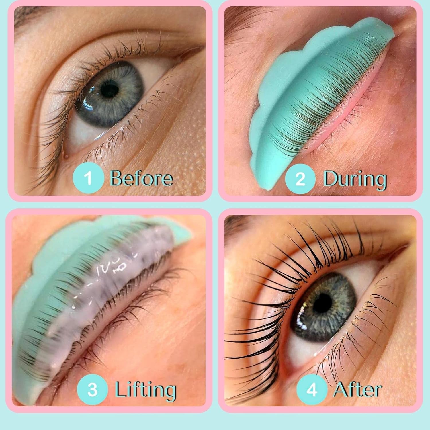 Eyelash Perm Kit Eyebrow Lamination Kit Professional Lash Lift Glue and Brow Lift Keratin Nutrition Long-Lasting 8 Weeks Friendly to Novices Can Use More than 10 Times at Salon.