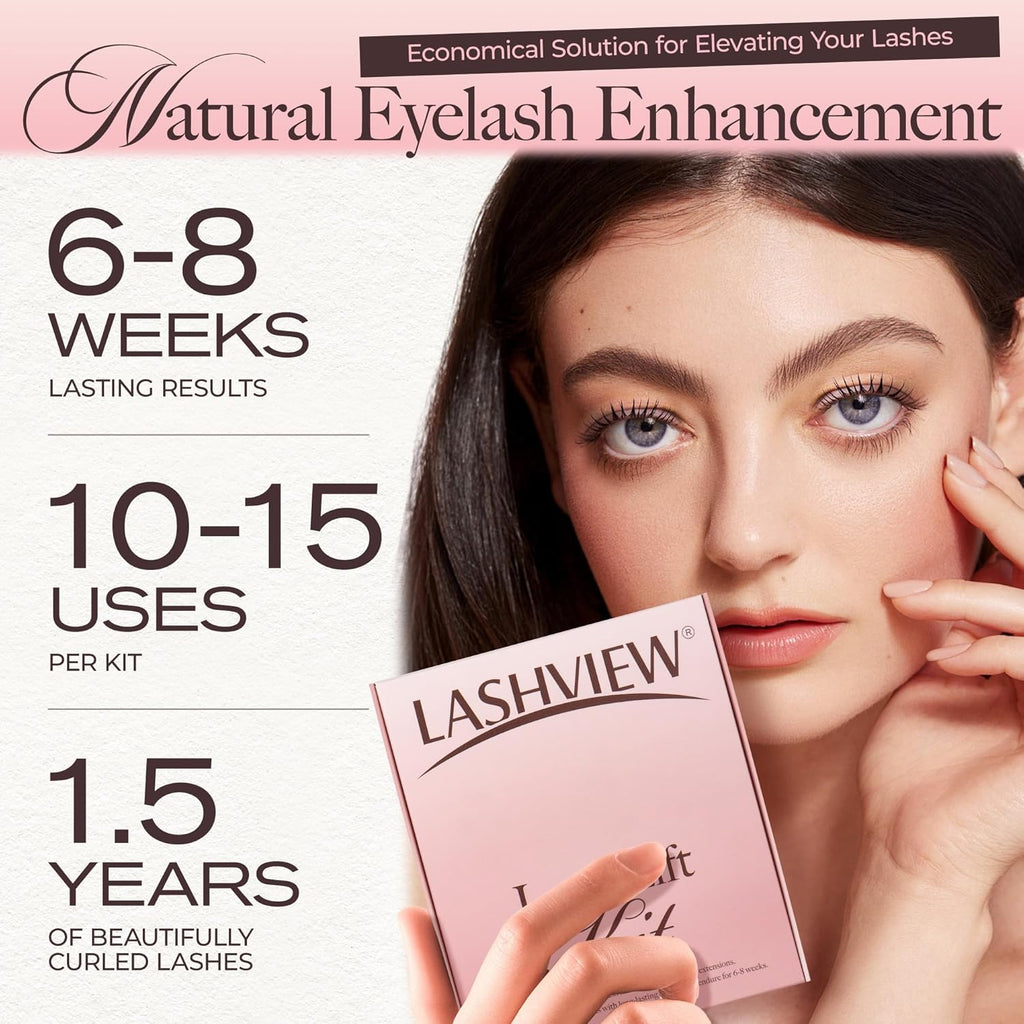 Lash Lift Kit, Eyelash Perm Kit, Professional Eyelash Curling Lash Extension Set,Lash Curling, Semi-Permanent Curling Perming Wave Suitable for Salon